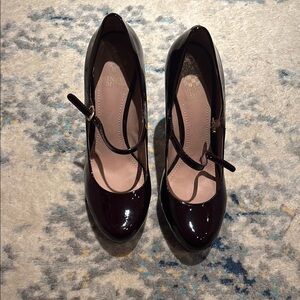 Vince Camuto Brown Heels with Ankle Straps